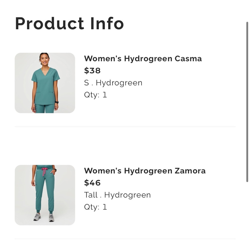 Figs Scrubs Set